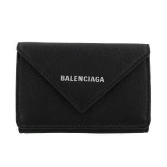 Balenciaga Wallet Tri BLACK - Picture 1 of 8
